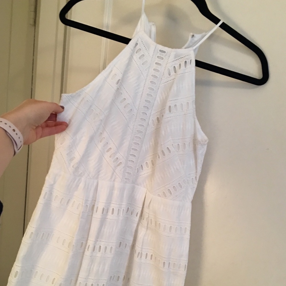 White LOFT halter dress 👗